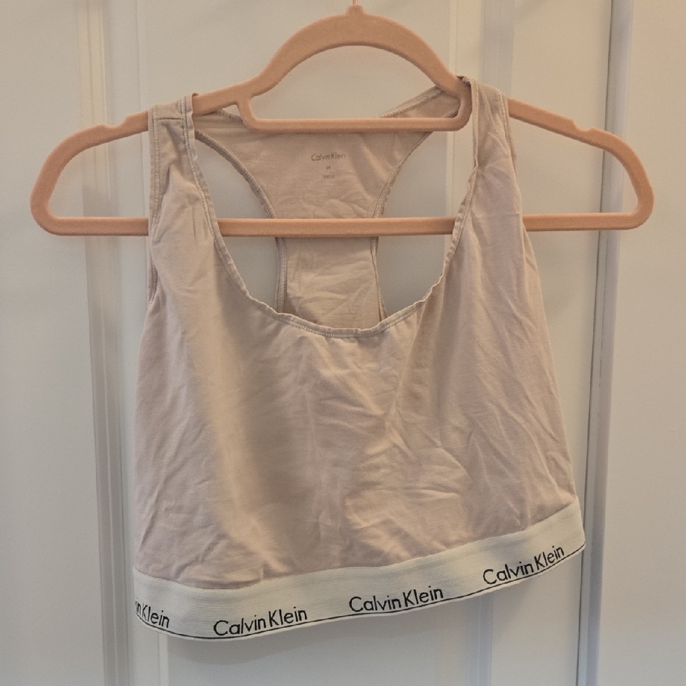 Calvin Klein Women's Light Tan Sports Bra